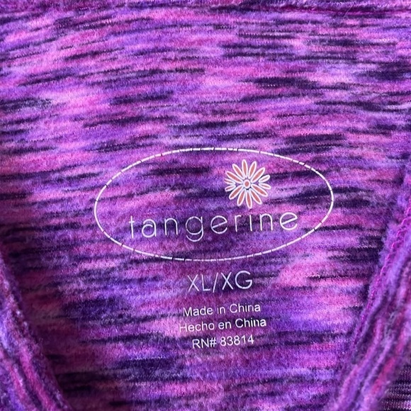 Tangerine Pink/Purple Sweatshirt - Picture 3 of 5
